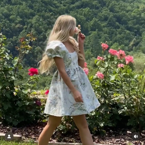 Sugar Thrillz If The Shoe Fits Brocade Dress - Picture 4 of 5